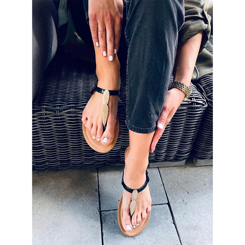 Flip-flops Attina Black negru 1