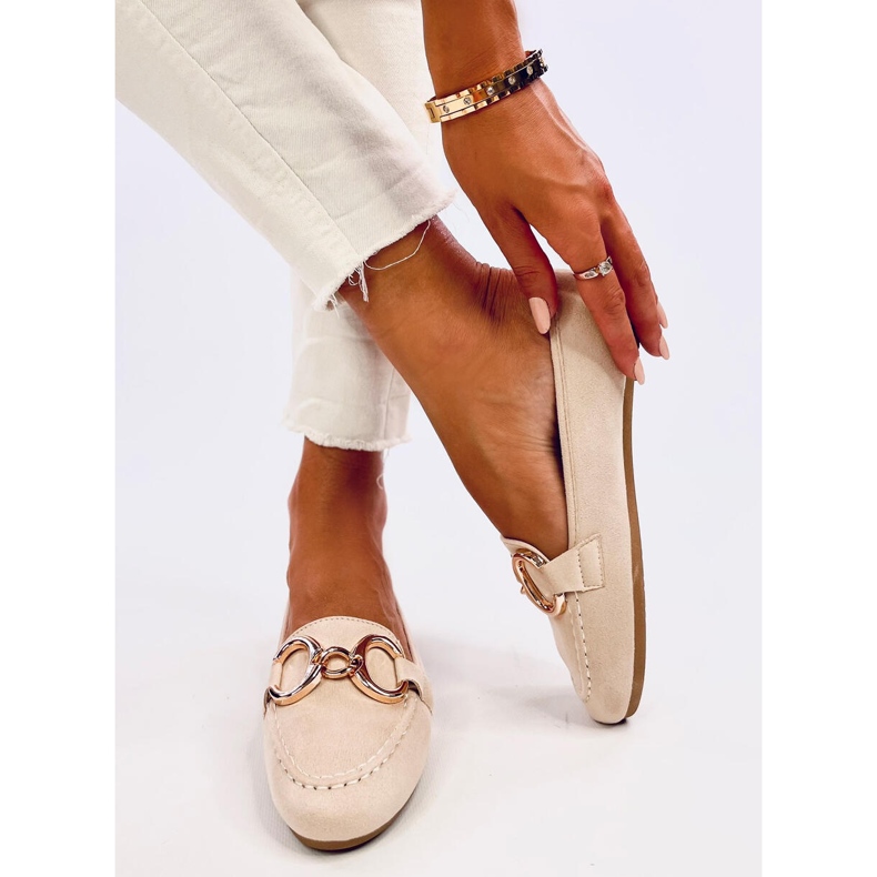 Mocasini de dama Porter Beige bej 2