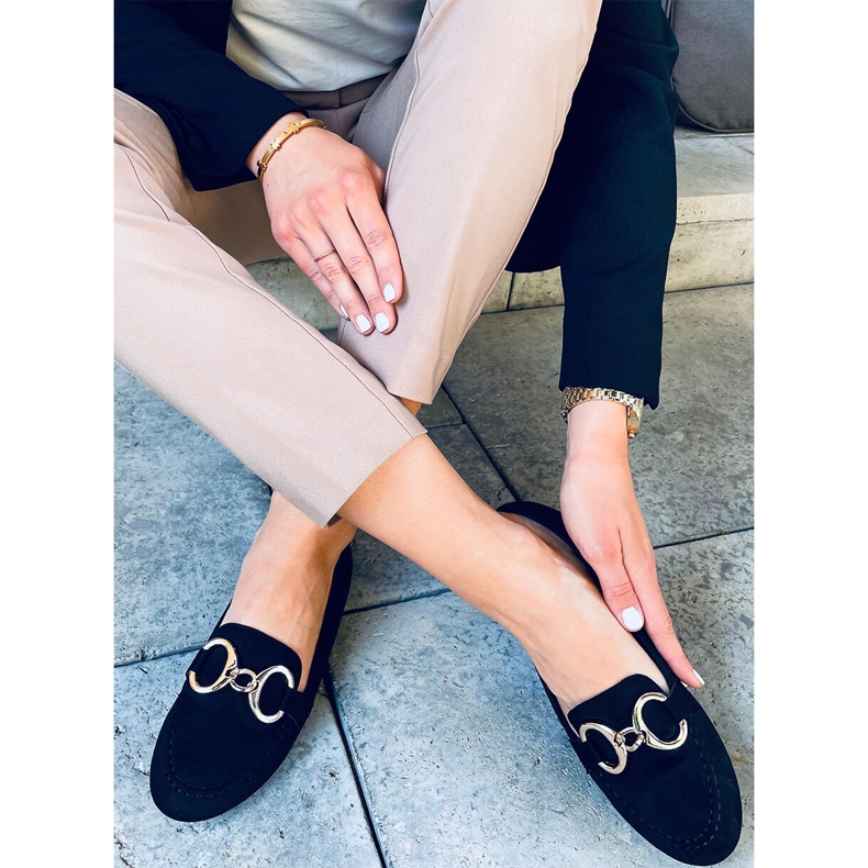 Mocasini de dama Porter Black negru 1