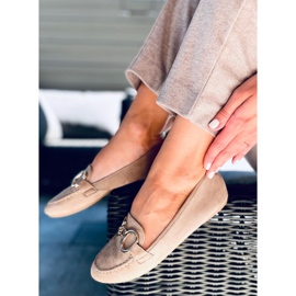 Mocasini de dama Porter Khaki bej 1