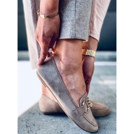 Mocasini de dama Porter Khaki bej 2