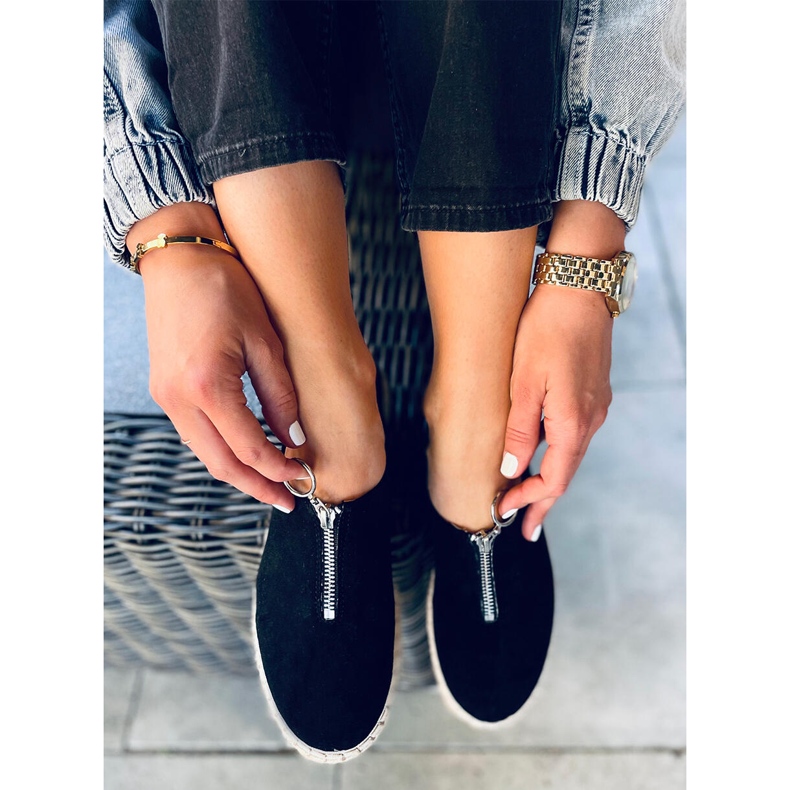 Espadrile dama Flynn Black negru 2