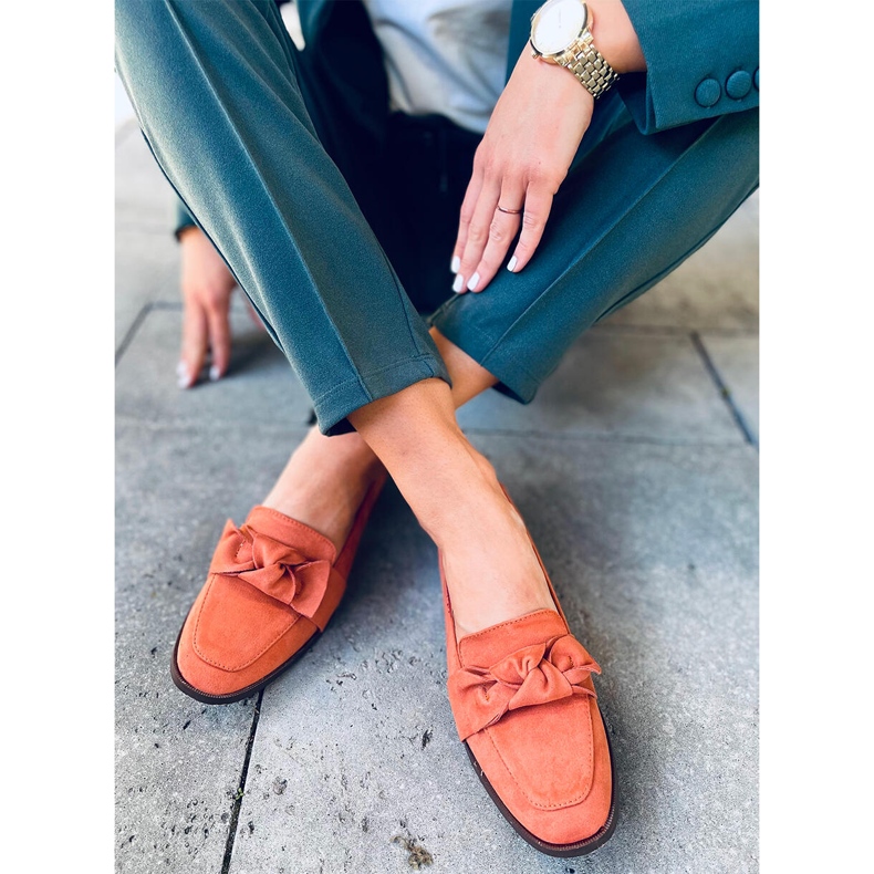 Mocasini de dama Rarity Orange portocale 2