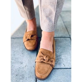Mocasini de dama Rarity Camel maro 1