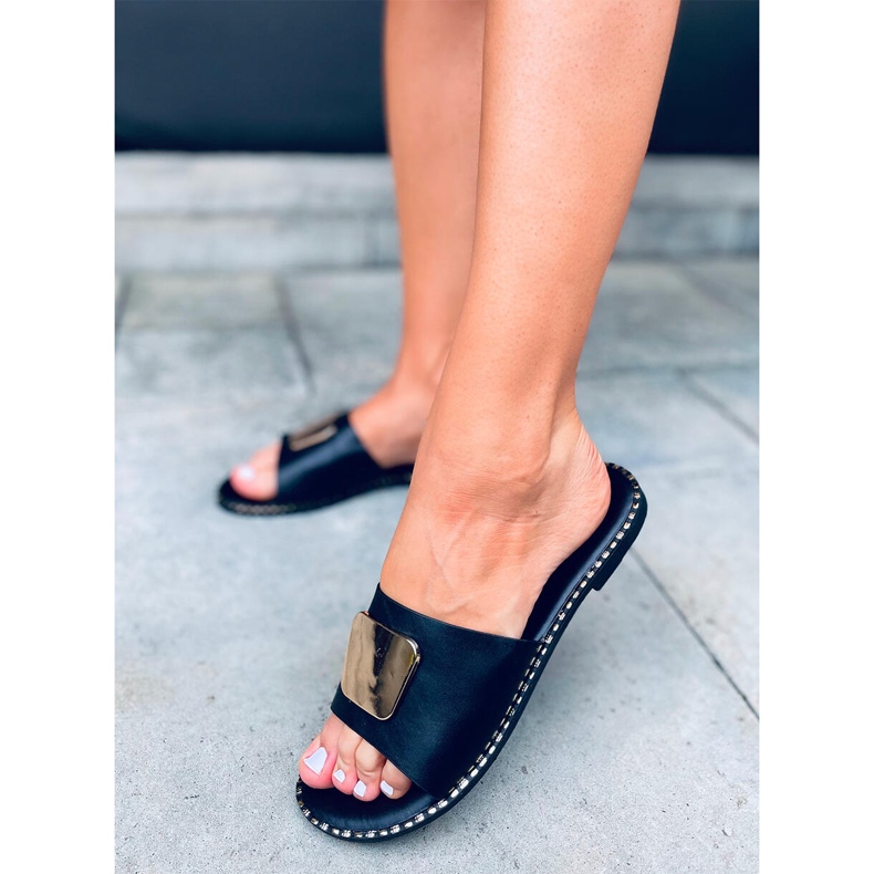 Papuci negri Utah pentru femei negru 2