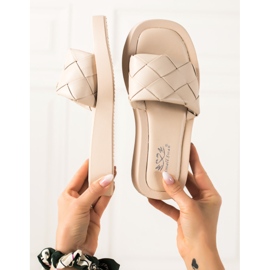 Small Swan Papuci bej 2