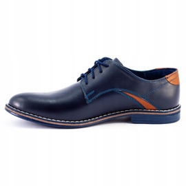 Lukas Pantofi bărbați eleganți 253LU bleumarin albastru marin 3