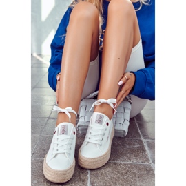 Big Star Pantofi Sport Espadrile Cross Jeans JJ2R4005C Alb 2