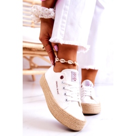 Big Star Pantofi Sport Espadrile Cross Jeans JJ2R4005C Alb 4