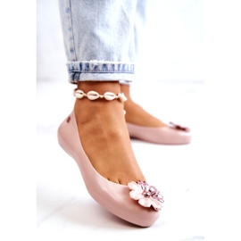 Balerini de cauciuc parfumați de damă ZAXY JJ285051 Nud bej 2