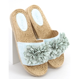 Papuci Floral fiesta Primrose Green verde 2