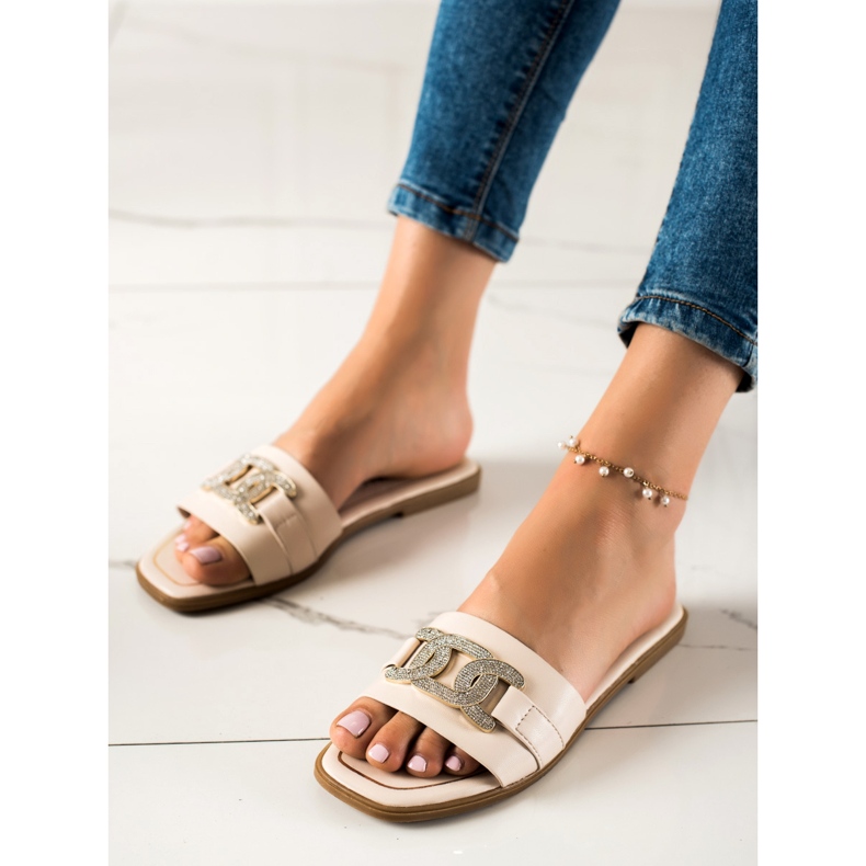 Seastar Papuci eleganti bej 1