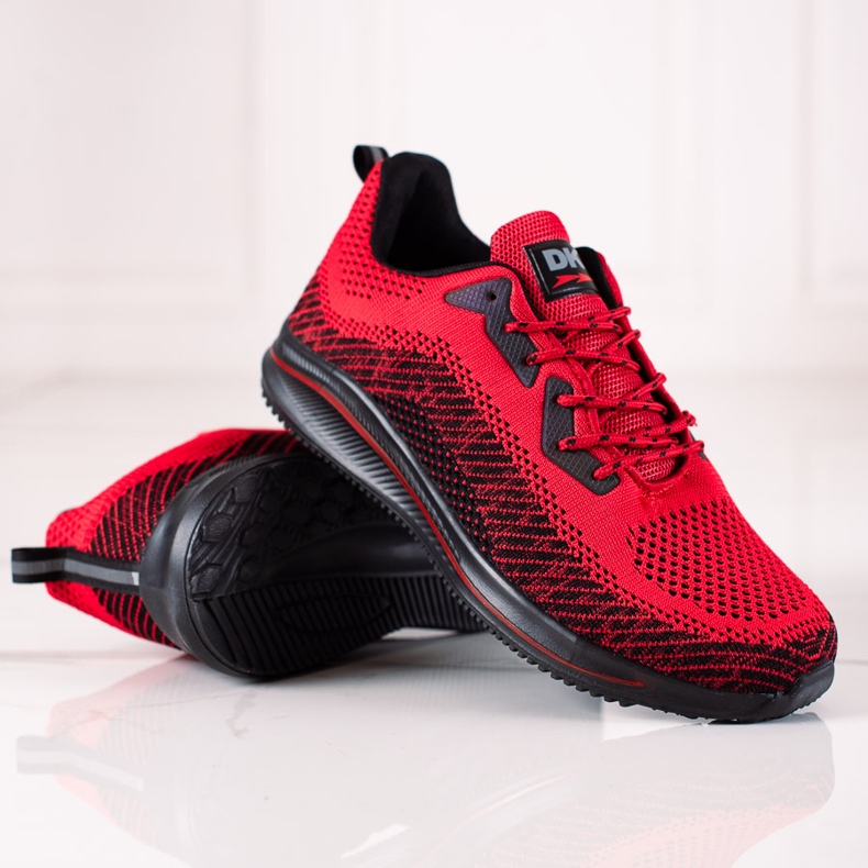 DK Pantofi sport pentru bărbați roșu 1 DK Pantofi sport pentru bărbați roșu 1