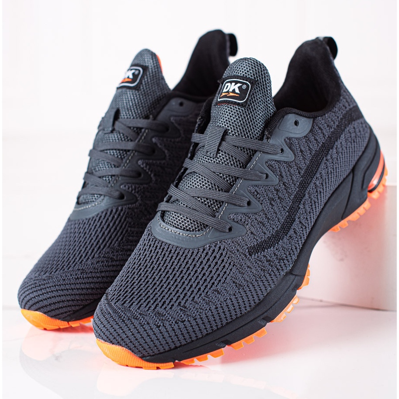 DK Pantofi sport confortabili pentru barbati gri 1 DK Pantofi sport confortabili pentru barbati gri 1