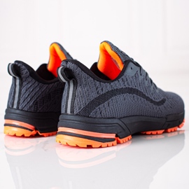 DK Pantofi sport confortabili pentru barbati gri 2