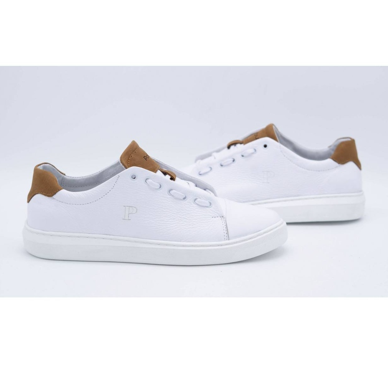 Polbut Pantofi sport barbati din piele 2109 alb 4