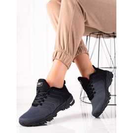DK Încălțăminte sport confortabilă negru gri 1 DK Încălțăminte sport confortabilă negru gri 1