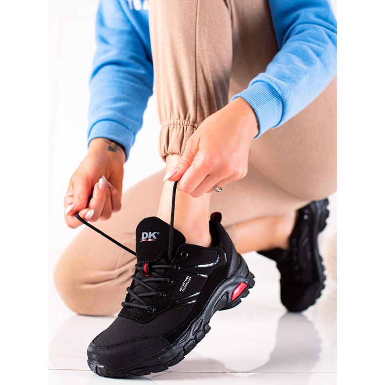 DK Încălțăminte de trekking confortabilă negru 2