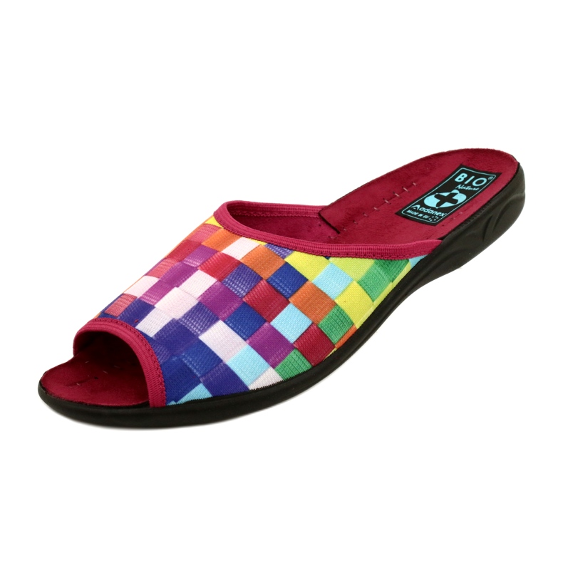 Papuci de damă Adanex 27266 SAK1 roșu 4