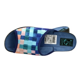 Papuci de damă Adanex 27268 SAK1 violet albastru marin albastru portocale 5