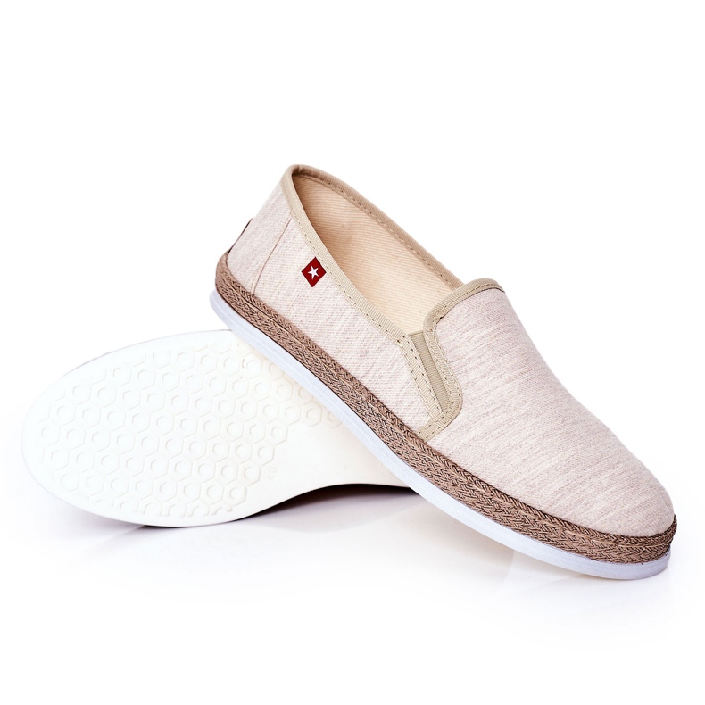 Espadrile pentru bărbați Big Star HH176001 Bej 3 Espadrile pentru bărbați Big Star HH176001 Bej 3