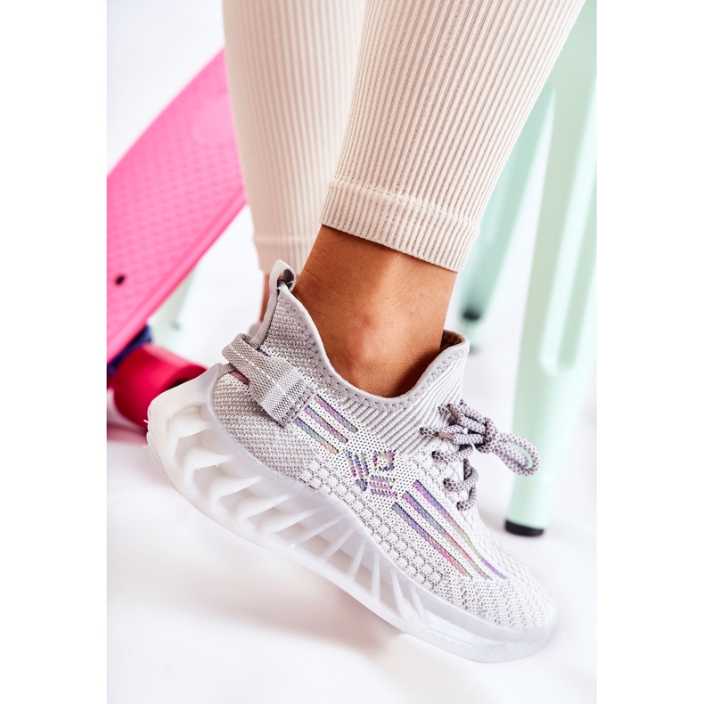 FK2 Pantofi sport rokko gri pentru damă multicolor 1