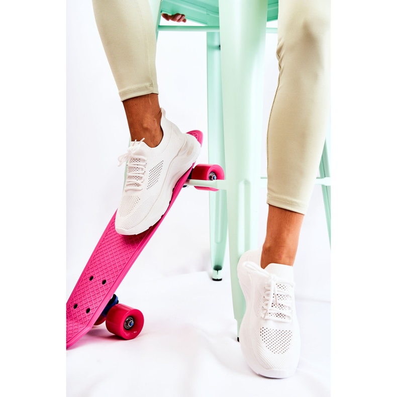 FK2 Pantofi sport de damă Slip-on White Savanna alb 1