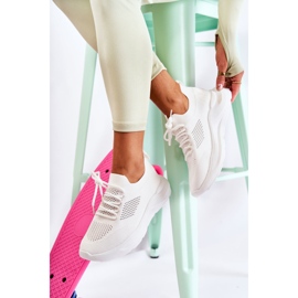 FK2 Pantofi sport de damă Slip-on White Savanna alb 2