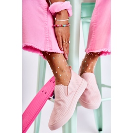 FK2 Pantofi slip-on Viviana roz de damă 2