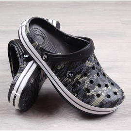 American Club M AM579A papuci negri camo negru 2