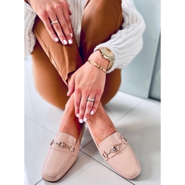 Mocasini de dama Tansy Khaki bej 1