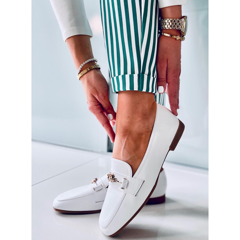 Mocasini de dama Tansy White alb 1 Mocasini de dama Tansy White alb 1