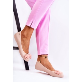 PH1 Fundita de balerină din cauciuc de damă nud Fergie bej 2