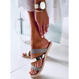 Papuci de damă Diarra Oro de aur 2