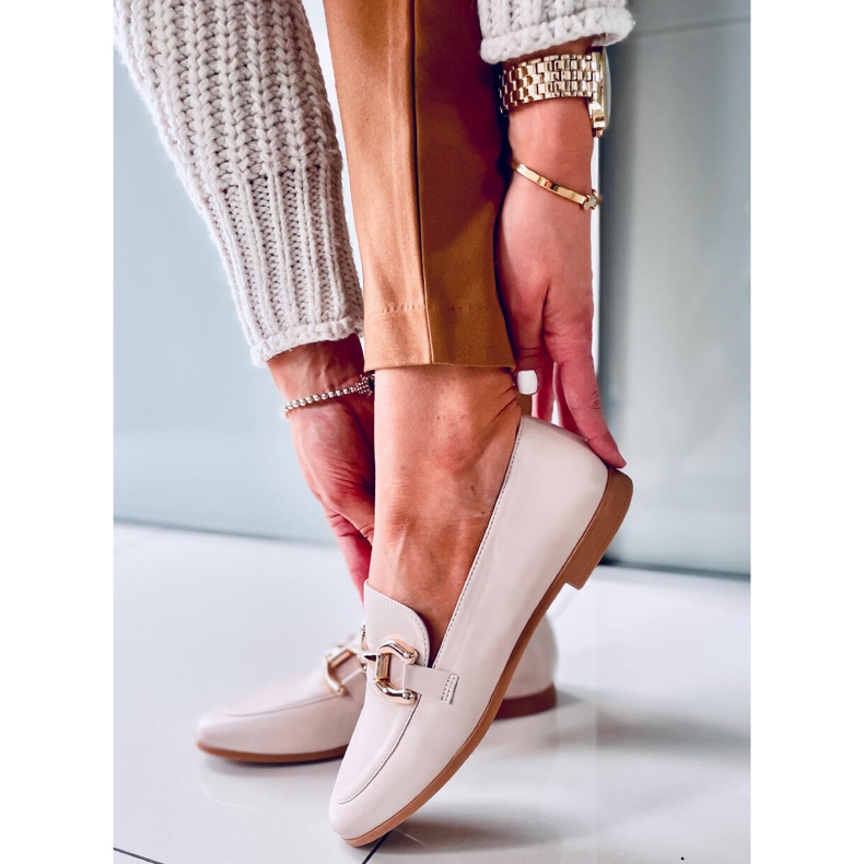 Mocasini dama Tulip Abricot bej 1