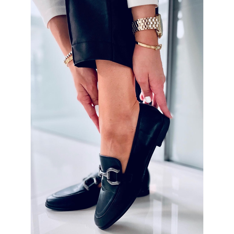 Mocasini de dama Tulip Black negru 1 Mocasini de dama Tulip Black negru 1