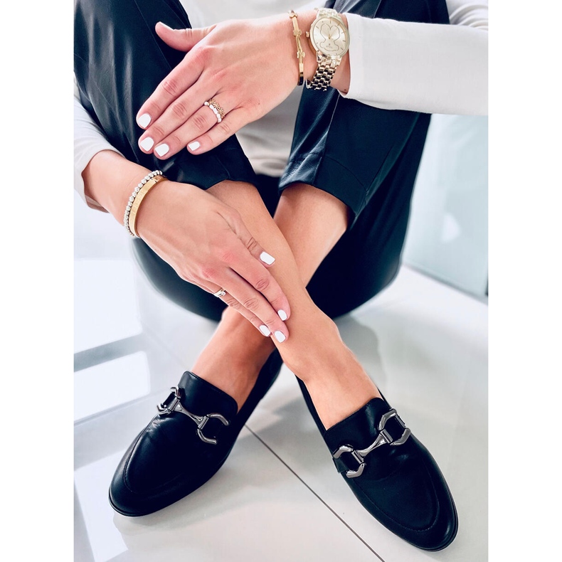 Mocasini de dama Tulip Black negru 2