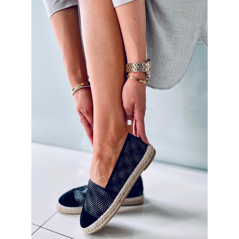 Espadrile dama Alika Black negru 2 Espadrile dama Alika Black negru 2