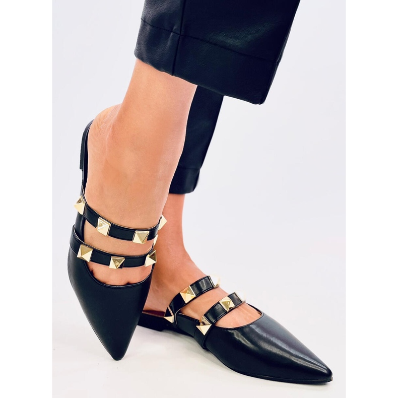 Sandale Canna Black pentru damă negru 2