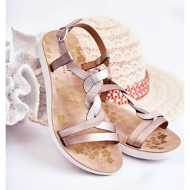 S.Barski Sandale Copii Cu Catarama Silver Dimmel argint 1