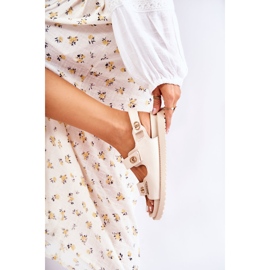 S.Barski Sandale De Damă Piele Cu Decor Bej Halis 1