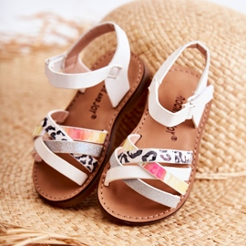 FR1 Sandale de vară Nelson albe pentru copii 2