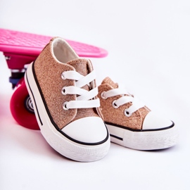 Pantofi Copii Tied Rose Gold Wella de aur de aur 1