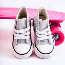 Tenisi copii High Silver Catrina argint argint 2