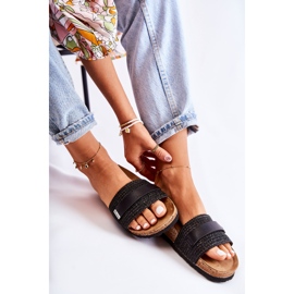 Papuci Clasici Dama Inblu NM000025 Negru 2