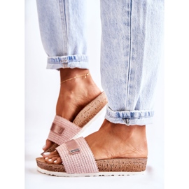 Papuci Clasici Dama Inblu NM000025 Roz 2