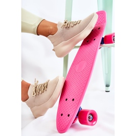 Pantofi sport pentru damă Dalmiro bej deschis 1