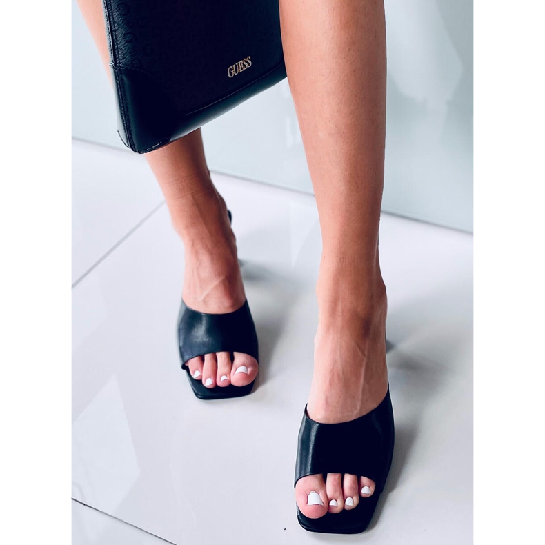 Dionne Sandale negre cu toc negru 2