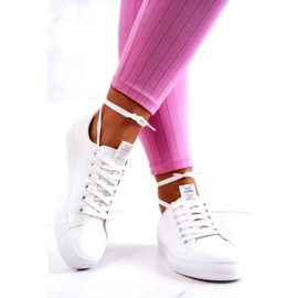 PS1 Pantofi de damă din piele alb Mikayla 2