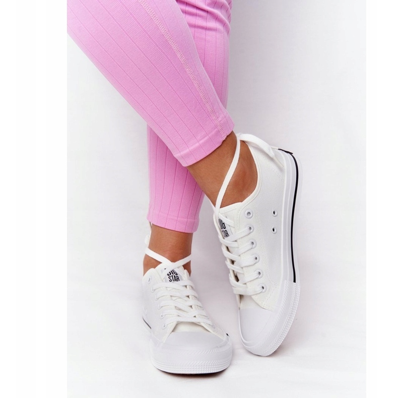 Adidași clasici pentru femei Big Star HH274109 Alb 5